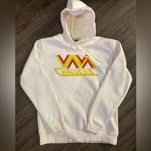 Vancouver Canucks Thick White Hoodie Men’s M Retro Logo VAVA Rare